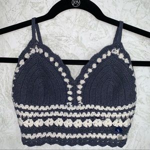 Abercrombie & Fitch Crochet Crop Top